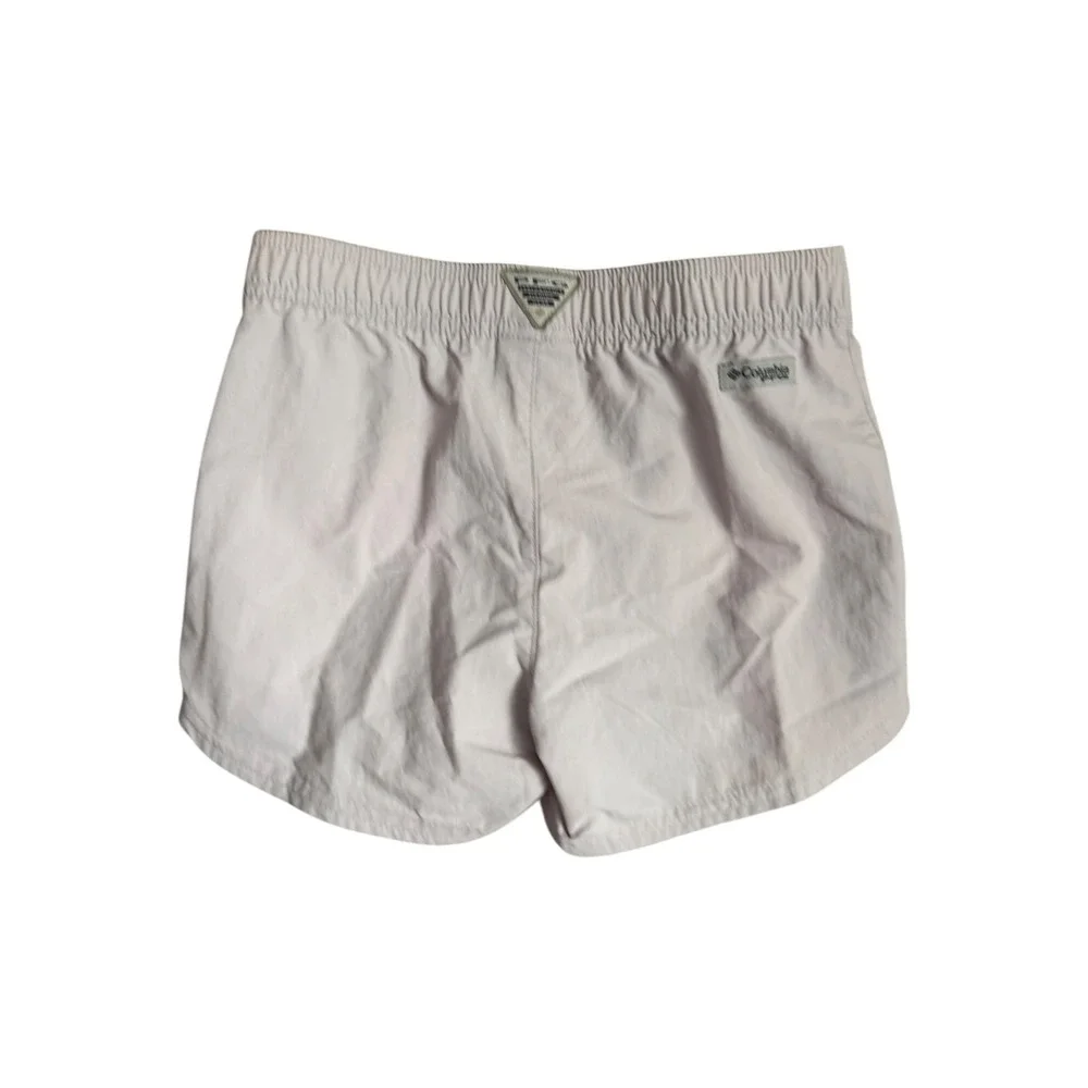 Columbia‎ PFG Girls Backcast II Shorts UPF Hiking Outdoor Light Purple S 7-8 NEW